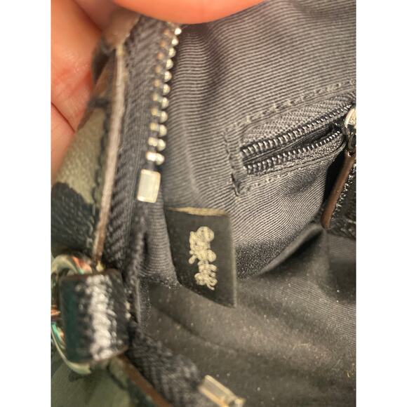 Coach Mini Bennett Satchel Ocelot Print Crossbody Handbag Grey Classic Small - Picture 16 of 16